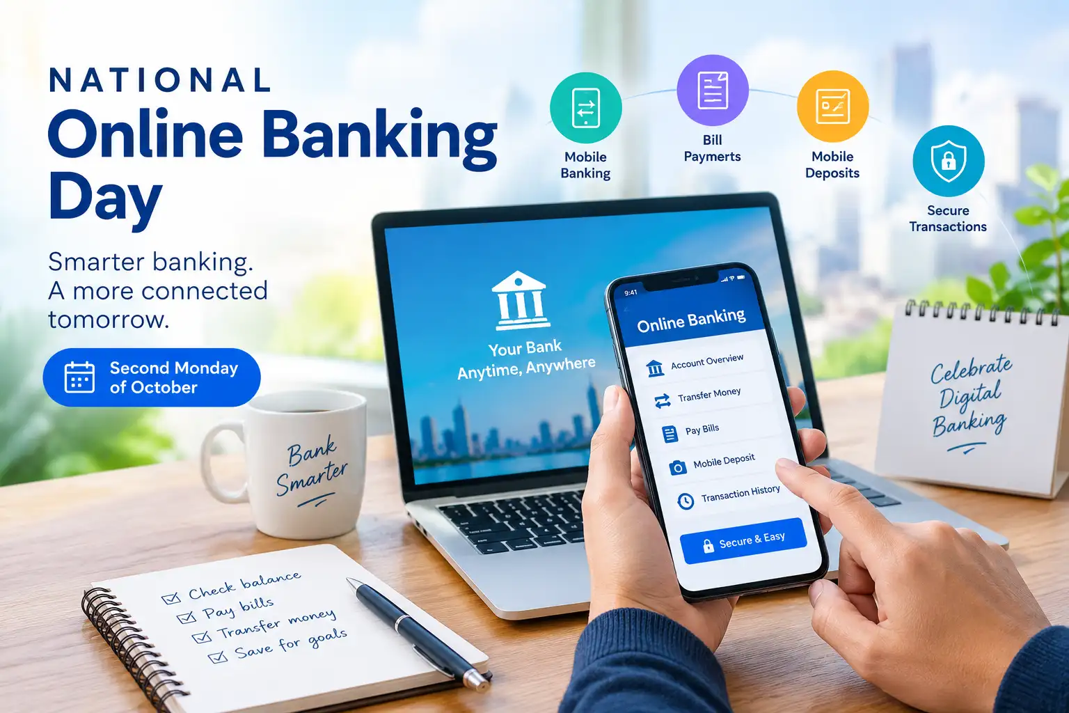 National Online Banking Day and digital banking security