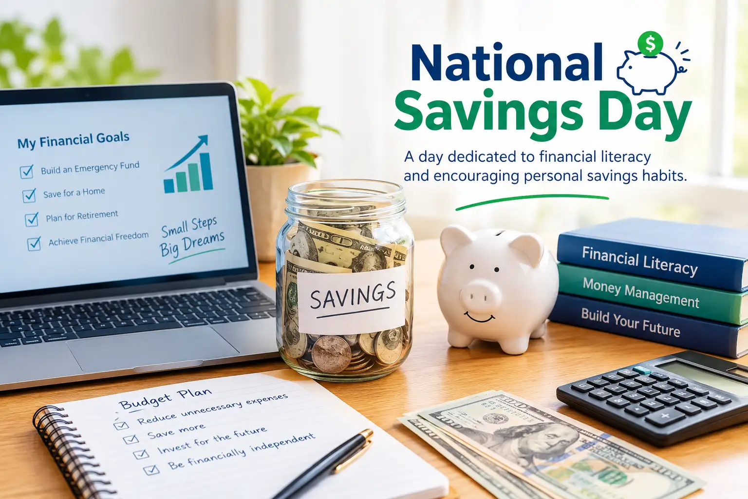 National Savings Day financial literacy and personal savings